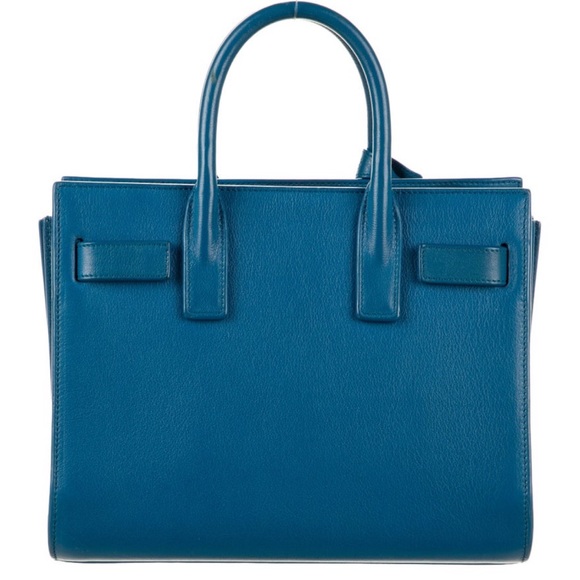 Authentic Saint Laurent Nano Sac Du Jour Purse - Blue - Picture 4 of 8